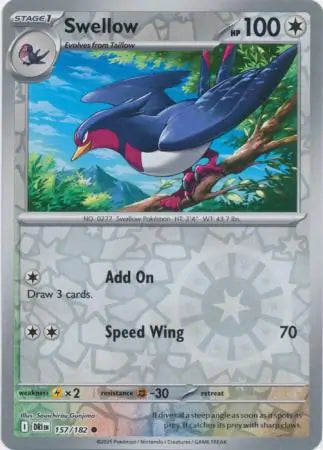Swellow Reverse Holo 157 - Destined Rivals Pokesingles