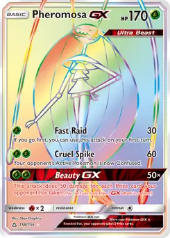 Pheromosa GX Secret 158 - Ultra Prism Pokesingles