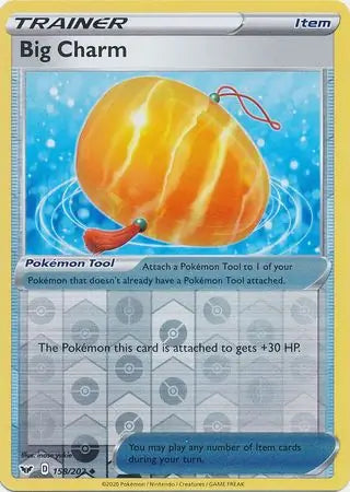 Big Charm Reverse Holo 158 - Sword & Shield Base Pokesingles