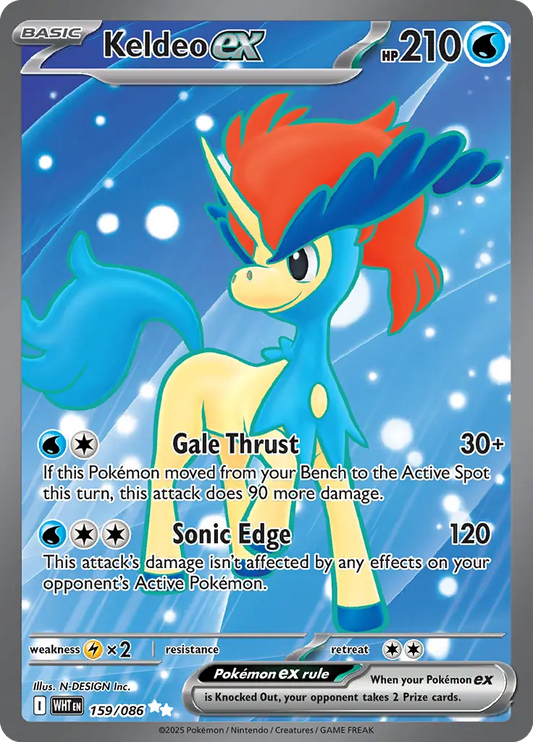 Keldeo 159 - White Flare Pokesingles