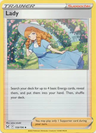 Lady 159, Lost Origin | Sword & Shield, , 0.00 kr, Pokesingles. Kjøp pokemon kort til lave priser hos oss.