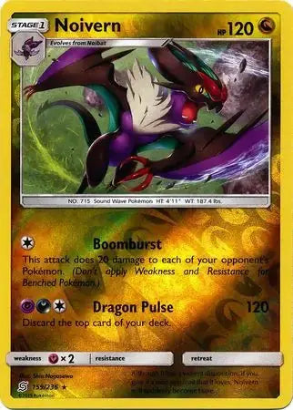 Noivern Reverse Holo 159/236 - Unified Minds Pokesingles