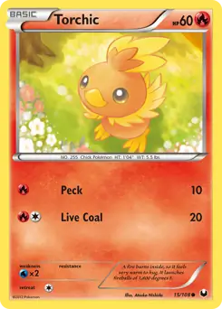 Torchic 15 - Dark Explorers Pokesingles