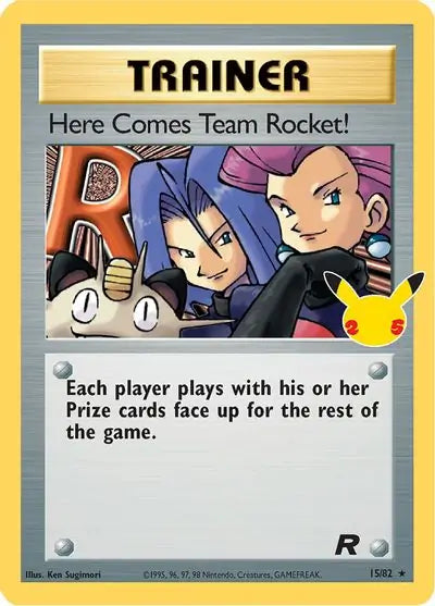 Here Comes Team Rocket! 15, Celebrations | Sword & Shield, , 15.00 kr, Pokesingles. Kjøp pokemon kort til lave priser hos oss.