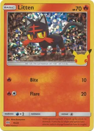 Litten Holo 15 - Mcdonald's 25th Anniversary