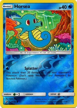 Horsea Reverse Holo 15 - Dragon Majesty Pokesingles