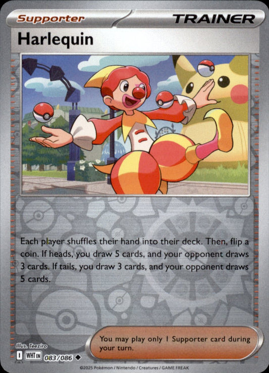 Harlequin Reverse Holo 083 - White Flare Pokesingles