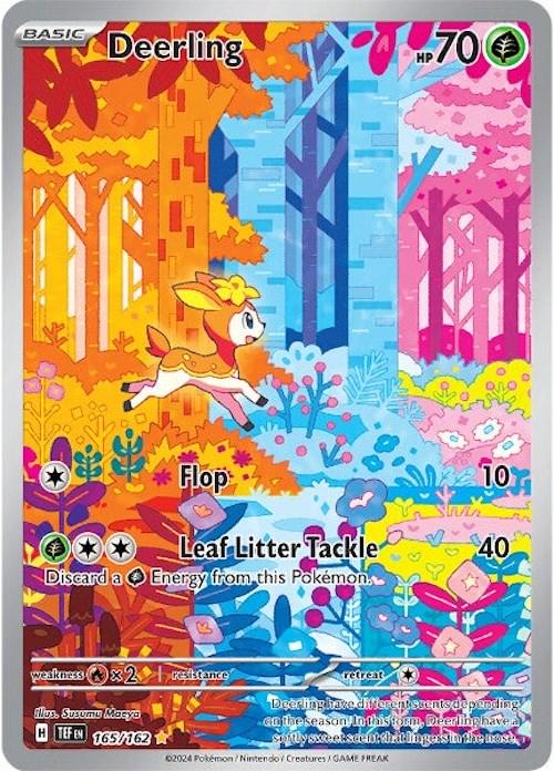 Deerling 165 - Temporal Forces | Temporal Forces | Scarlet & Violet | Kjøp Pokemon kort hos oss, trygt og enkelt. | 75.00 kr