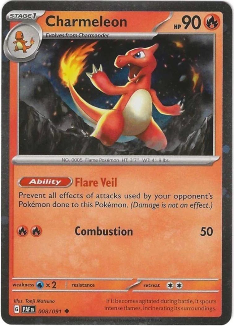 Charmeleon Cosmos Holo 008 Pokesingles
