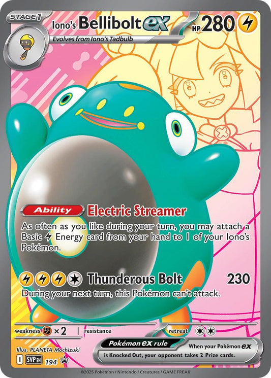 Iono's Bellibolt ex SVP Promo 194