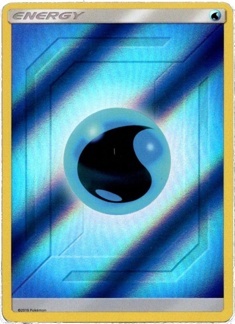 Water Energy [Reverse Holo] Pokemon Hidden Fates Pokesingles