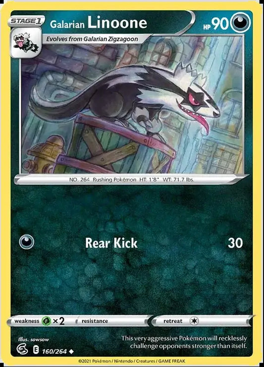 Galarian Linoone 160, Fusion Strike | Sword & Shield, , 0.00 kr, Pokesingles. Kjøp pokemon kort til lave priser hos oss.