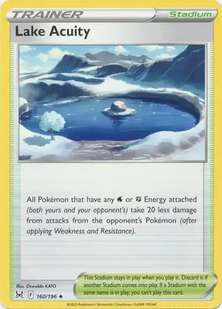 Lake Acuity 160, Lost Origin | Sword & Shield, , 0.00 kr, Pokesingles. Kjøp pokemon kort til lave priser hos oss.
