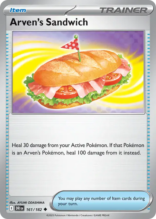 Arven's Sandwich 161 - Destined Rivals Pokesingles