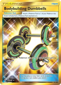 Bodybuilding Dumbbells Secret 161 - Burning Shadows Pokesingles