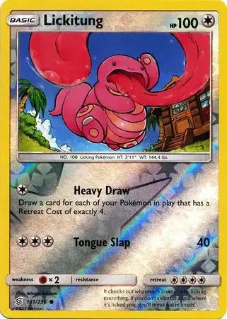 Lickitung Reverse Holo 161/236 - Unified Minds Pokesingles
