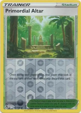 Primordial Altar Reverse Holo 161, Silver Tempest | Sword & Shield, , 0.00 kr, Pokesingles. Kjøp pokemon kort til lave priser hos oss.