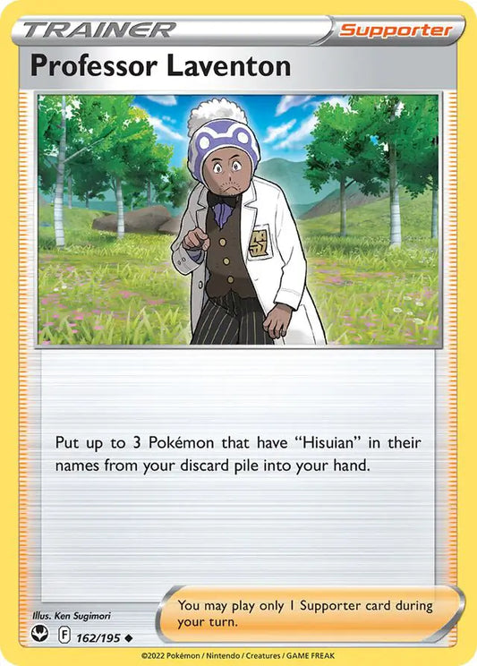 Professor Laventon 162, Silver Tempest | Sword & Shield, , 0.00 kr, Pokesingles. Kjøp pokemon kort til lave priser hos oss.