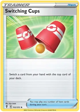 Switching Cups 162, Evolving Skies | Sword & Shield, trainer, 5.00 kr, Pokesingles. Kjøp pokemon kort til lave priser hos oss.