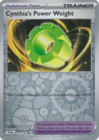 Cynthia's Power Weight Reverse Holo 162 - Destined Rivals Pokesingles