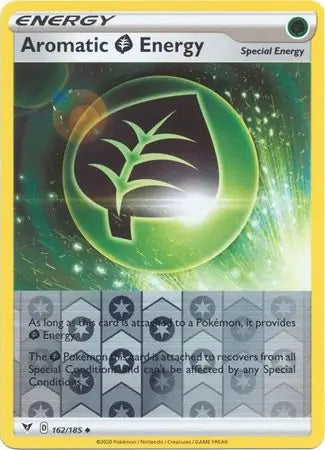 Aromatic Grass Energy Reverse Holo 162 - Vivid Voltage
