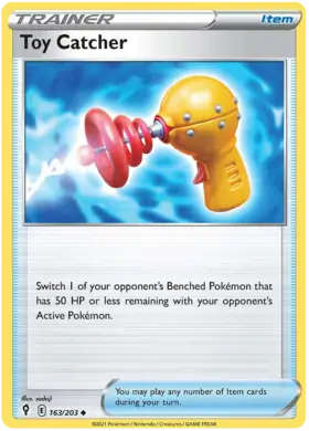 Toy Catcher 163, Evolving Skies | Sword & Shield, trainer, 5.00 kr, Pokesingles. Kjøp pokemon kort til lave priser hos oss.