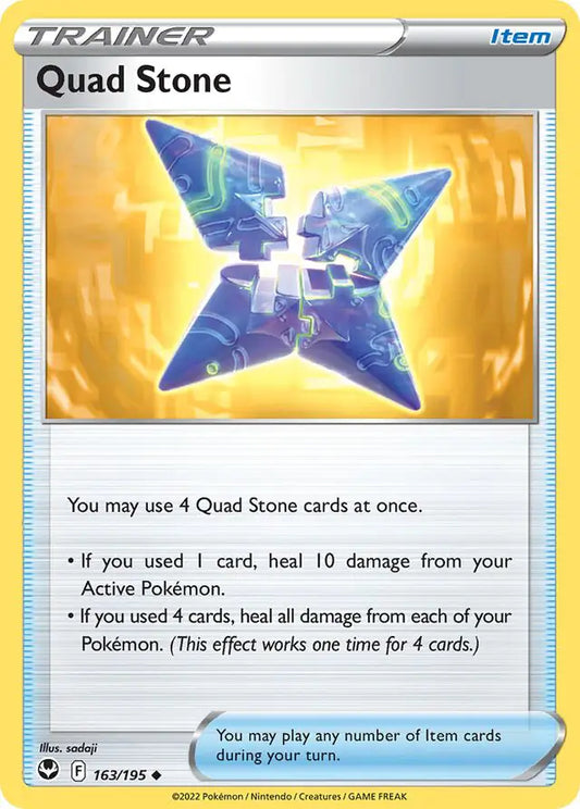 Quad Stone 163, Silver Tempest | Sword & Shield, , 0.00 kr, Pokesingles. Kjøp pokemon kort til lave priser hos oss.