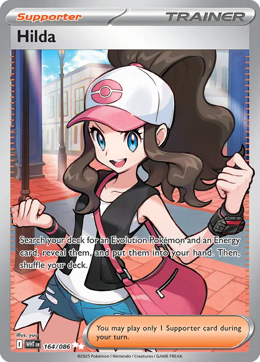 Hilda 164 - White Flare Pokesingles
