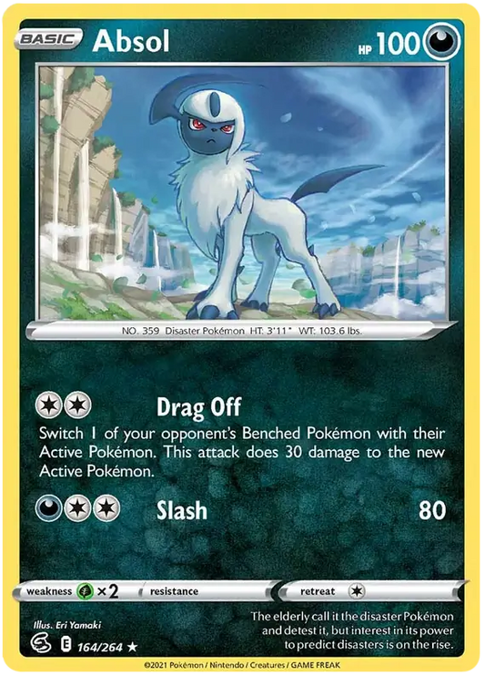 Absol 164, Fusion Strike | Sword & Shield, , 0.00 kr, Pokesingles. Kjøp pokemon kort til lave priser hos oss.