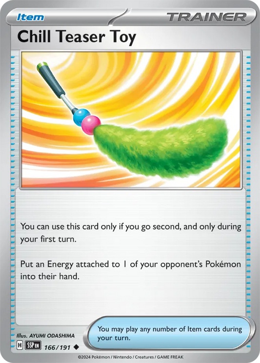 Chill Teaser Toy 166 - Surging Sparks Pokesingles