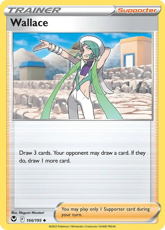 Wallace 166, Silver Tempest | Sword & Shield, , 0.00 kr, Pokesingles. Kjøp pokemon kort til lave priser hos oss.