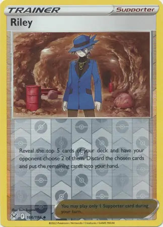 Riley Reverse Holo 166, Lost Origin | Sword & Shield, , 0.00 kr, Pokesingles. Kjøp pokemon kort til lave priser hos oss.