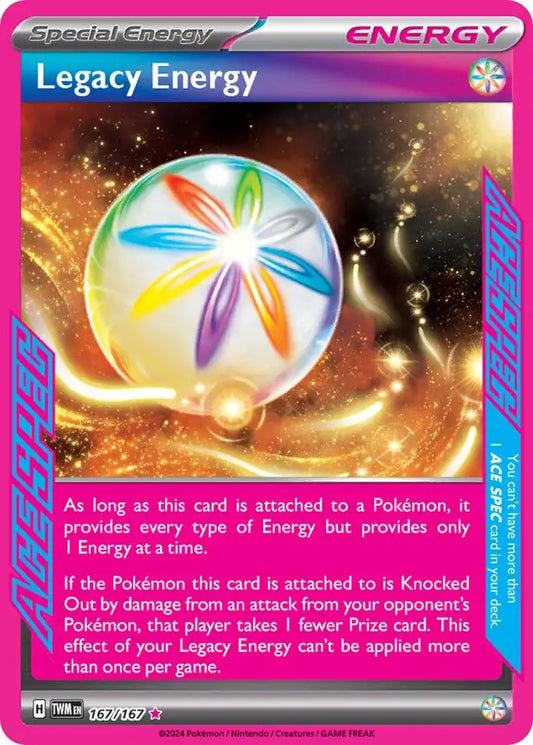 Legacy Energy 167, Twilight Masquerade | Scarlet & Violet, trainer, 5.00 kr, Pokesingles. Kjøp pokemon kort til lave priser hos oss.