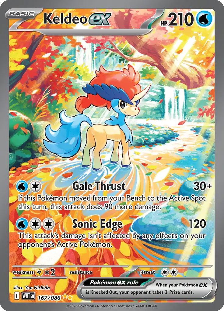 Keldeo 167 - White Flare Pokesingles