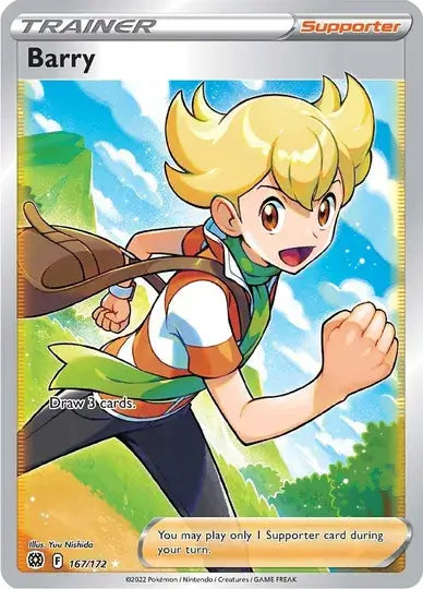 Barry 167, Brilliant Stars | Sword & Shield, , 0.00 kr, Pokesingles. Kjøp pokemon kort til lave priser hos oss.