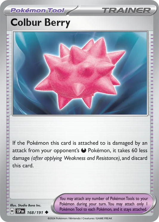Colbur Berry 168 - Surging Sparks Pokesingles