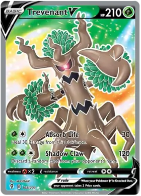 Trevenant V 168, Evolving Skies | Sword & Shield, secret, 5.00 kr, Pokesingles. Kjøp pokemon kort til lave priser hos oss.