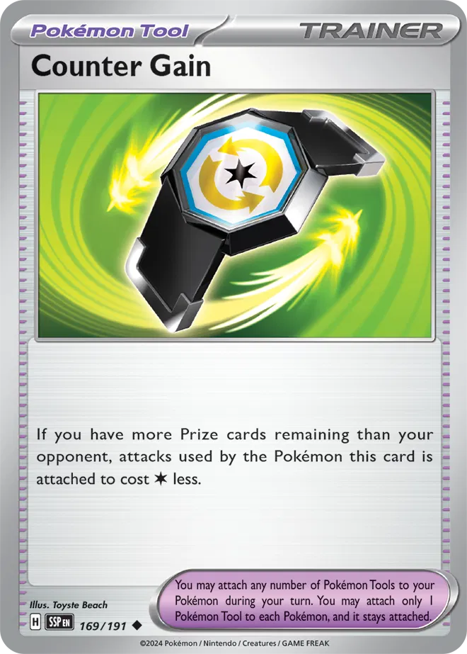 Counter Gain 169 - Surging Sparks Pokesingles