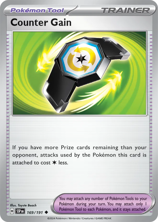 Counter Gain 169 - Surging Sparks Pokesingles