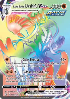 Rapid Strike Urshifu VMAX Secret 169 - Battle Styles