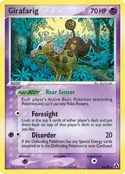 Girafarig 16 - Legend Maker Pokesingles