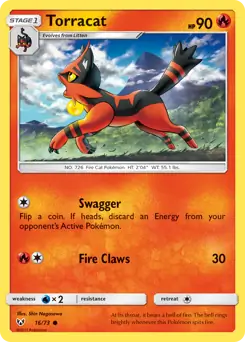 Torracat 16 - Shining Legends Pokesingles