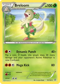 Breloom 16 - Primal Clash Pokesingles