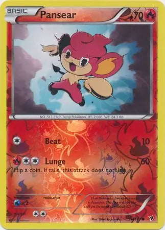 Pansear Reverse Holo 16 - Noble Victories Pokesingles