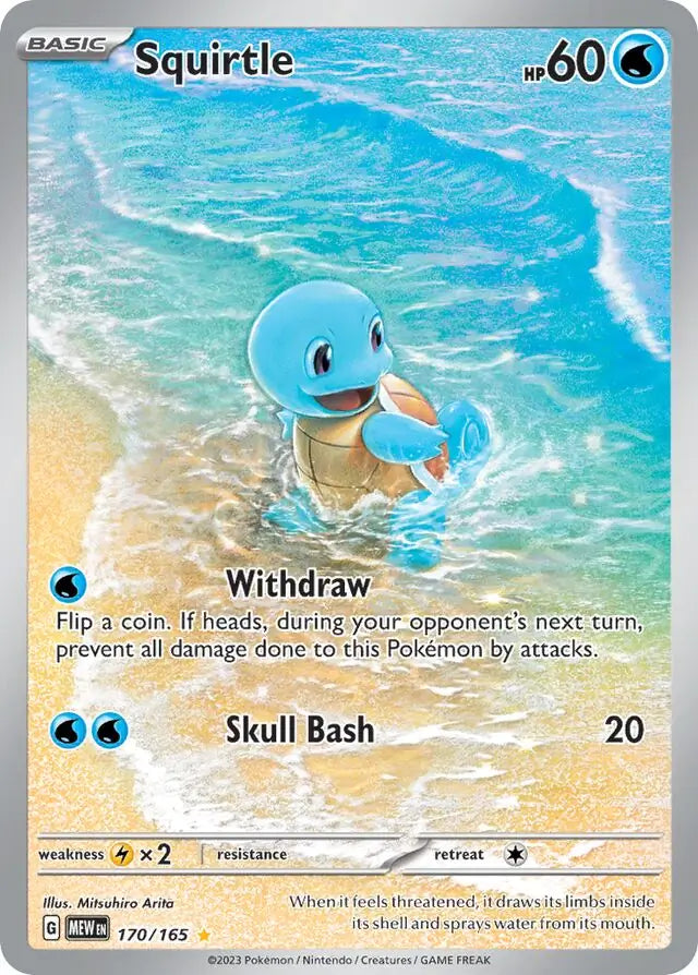 170 Squirtle, 151 | Scarlet & Violet, , 230.00 kr, Pokesingles. Kjøp pokemon kort til lave priser hos oss.