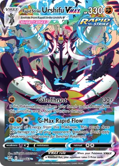 Rapid Strike Urshifu VMAX Alternate Art Secret 170 - Battle Styles