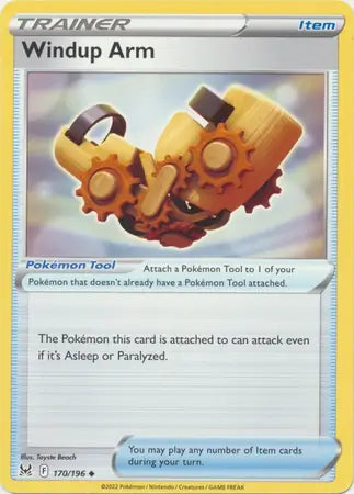 Windup Arm 170, Lost Origin | Sword & Shield, , 0.00 kr, Pokesingles. Kjøp pokemon kort til lave priser hos oss.