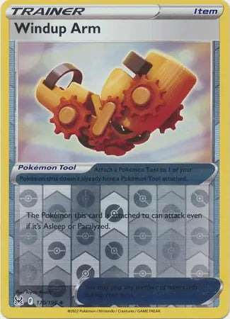 Windup Arm Reverse Holo 170, Lost Origin | Sword & Shield, , 0.00 kr, Pokesingles. Kjøp pokemon kort til lave priser hos oss.