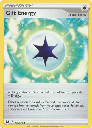 Gift Energy 171, Lost Origin | Sword & Shield, , 0.00 kr, Pokesingles. Kjøp pokemon kort til lave priser hos oss.