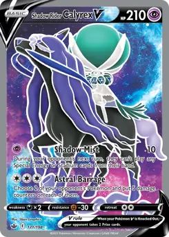 Shadow Rider Calyrex V Full Art 171